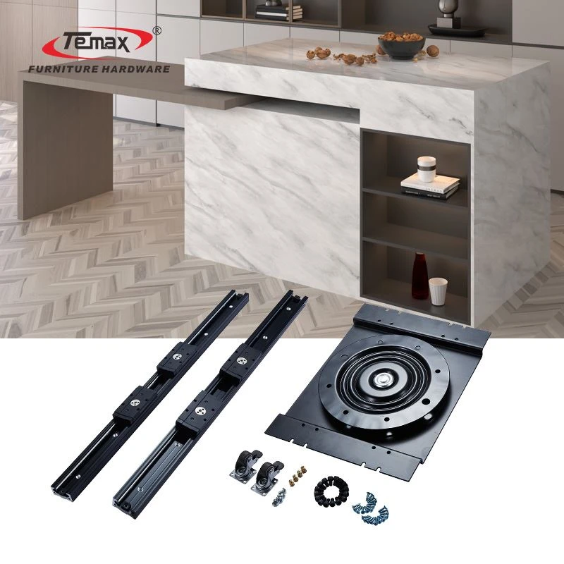 TEMAX Heavy-روی میز اسلاید جزیره دوار 90 درجه DB5015T